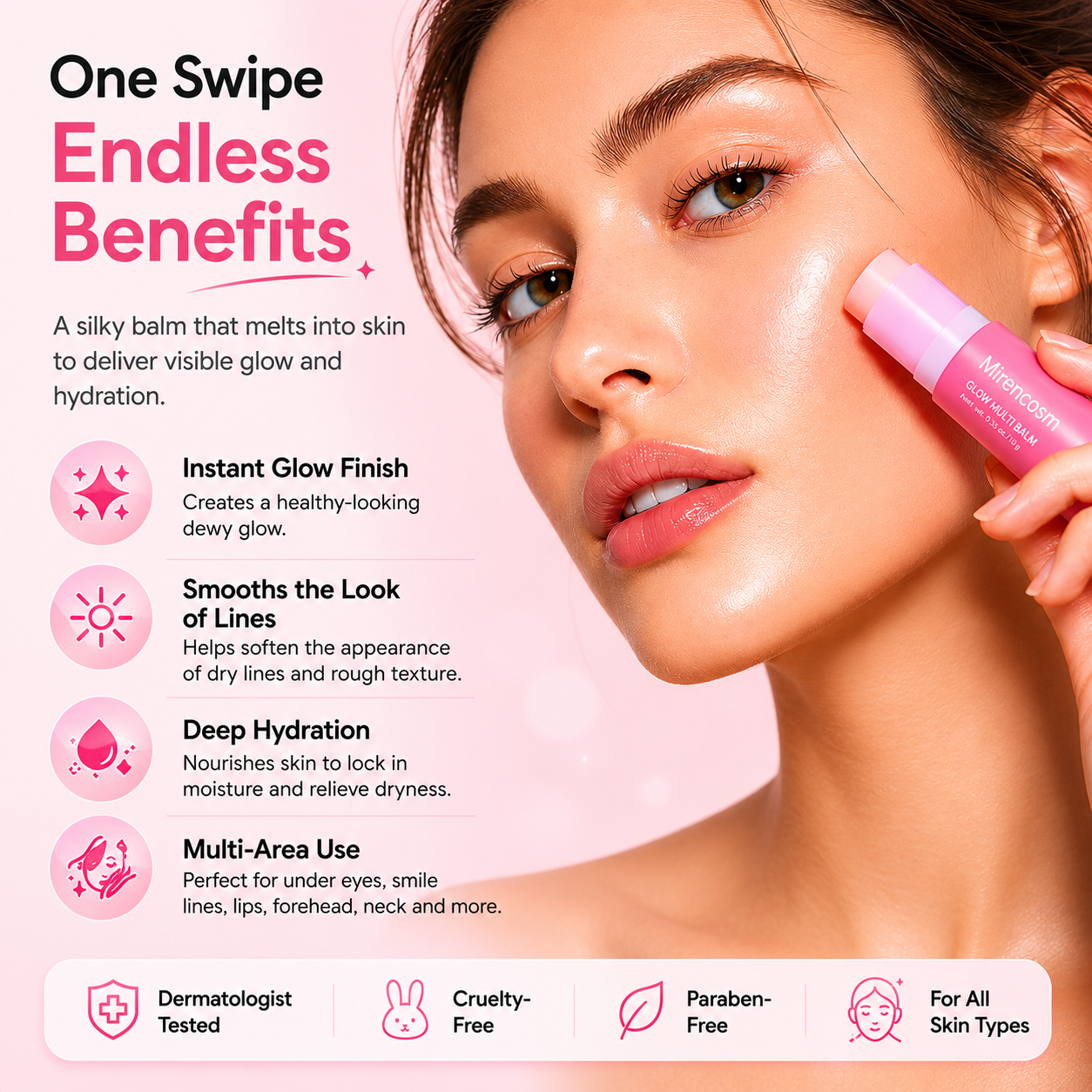 Sylvancove® Pink Collagen Volume Multi Balm & Pink Collagen Volume Eye Mask