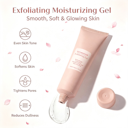 Sylvancove® Gentle Facial Exfoliator, HydratingPeeling Gel for a Smooth Skin Routine, SkinDetox & Clogged Pores Solution with PlantExtracts, 50g, Moisture, Gentle Exfoliating