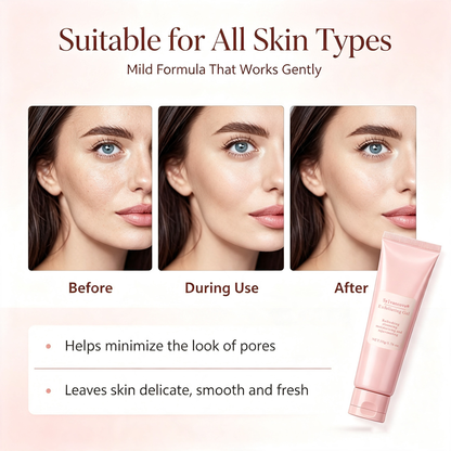 Sylvancove® Gentle Facial Exfoliator, HydratingPeeling Gel for a Smooth Skin Routine, SkinDetox & Clogged Pores Solution with PlantExtracts, 50g, Moisture, Gentle Exfoliating