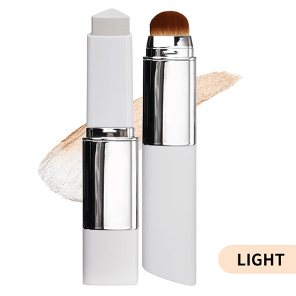 🎉BUY 1 GET 1 FREE🎉Sylvancove® BLANC Cover Cream Stick V w/ Detachable Brush - Korean Skin Care Color-Changing Foundation Stick with Collagen Capsules (0.45 oz)