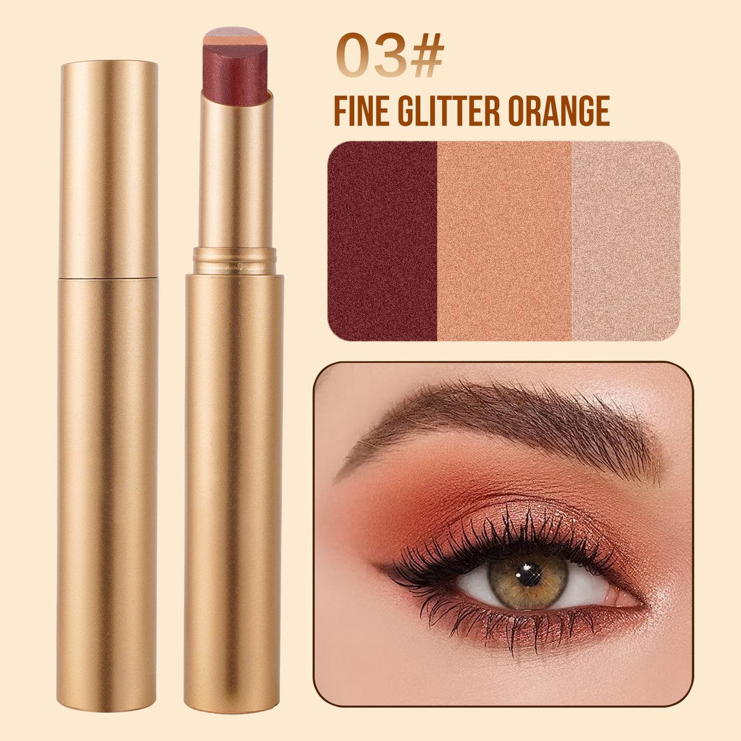 ✨Sylvancove® 3-in-1 Shimmer Eyeshadow Stick | One Swipe, Stunning Eyes 💖