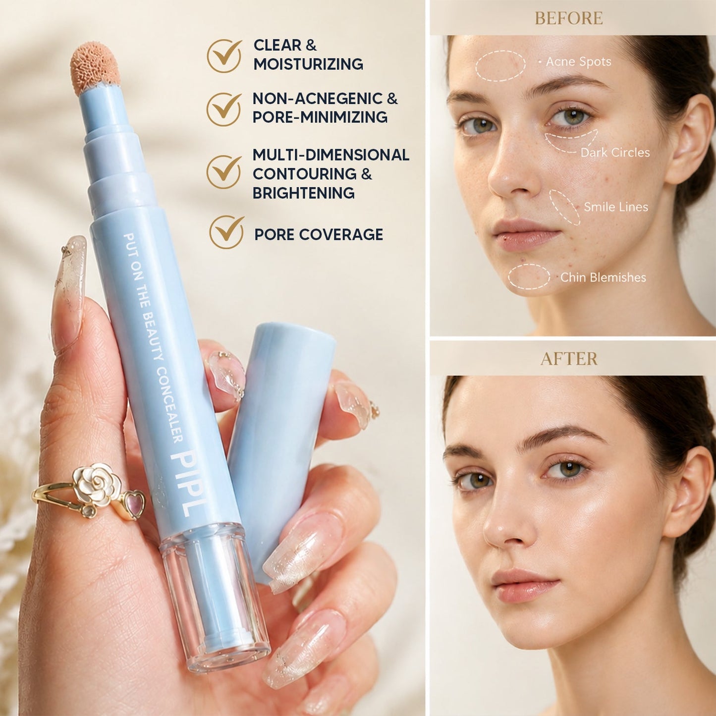 💝 TODAY ONLY — 50% OFF 💝Sylvancove®Concealer Pen – Brightening, Correcting & Long-Lasting