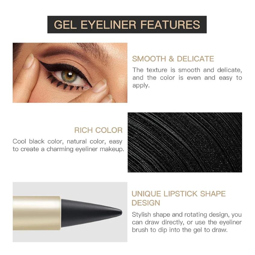 Sylvancove®Gel Eyeliner Waterproof Long Lasting