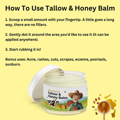 Sylvancove®Tallow & Honey Balm - 2 oz