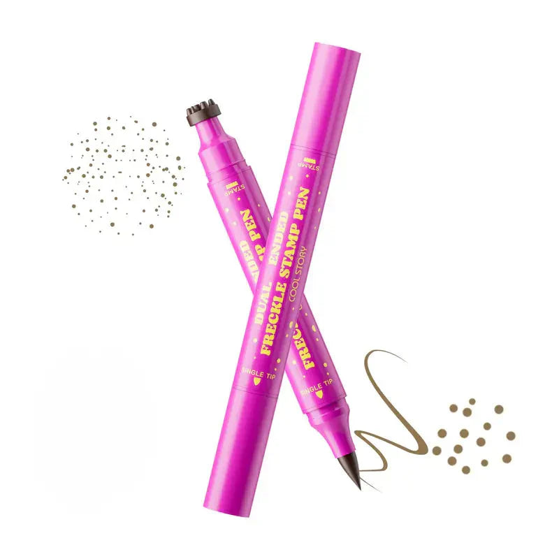 Sylvancove® Waterproof Freckles Pen: Faux Freckle Stamp and Fine Tip Eyeliner for Realistic