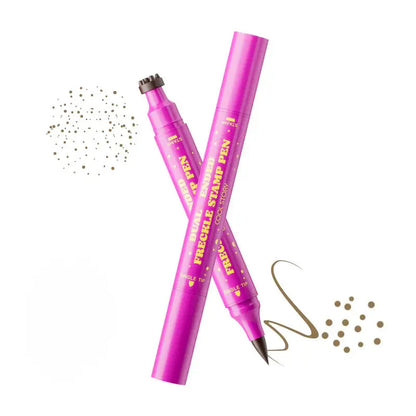 Sylvancove® Waterproof Freckles Pen: Faux Freckle Stamp and Fine Tip Eyeliner for Realistic