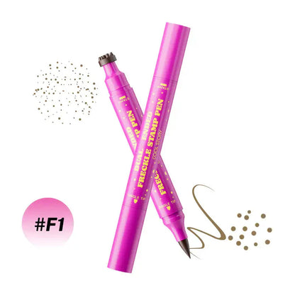 Sylvancove® Waterproof Freckles Pen: Faux Freckle Stamp and Fine Tip Eyeliner for Realistic